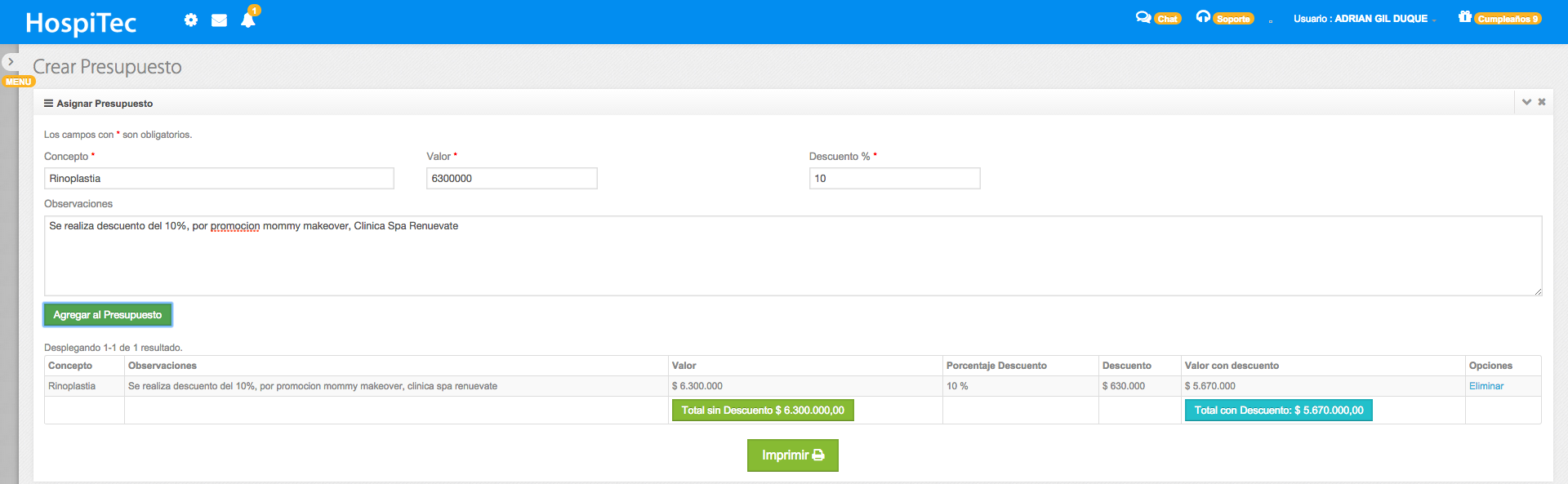 Software Cirugia Plastica